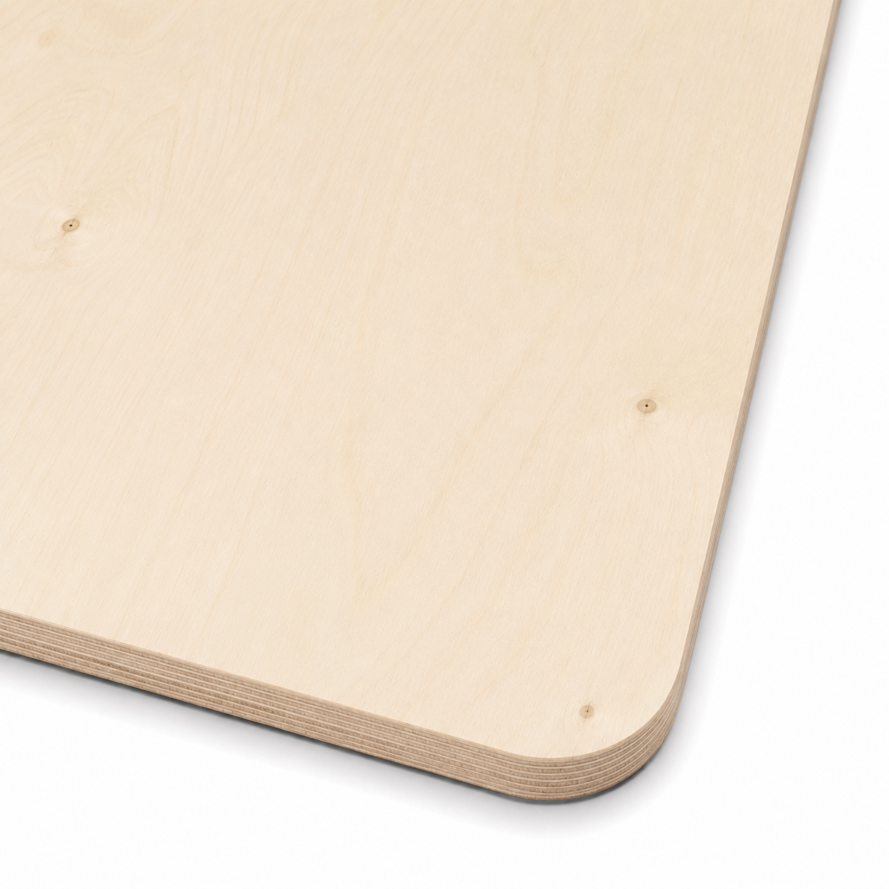 Plate with rounded corners and no holes