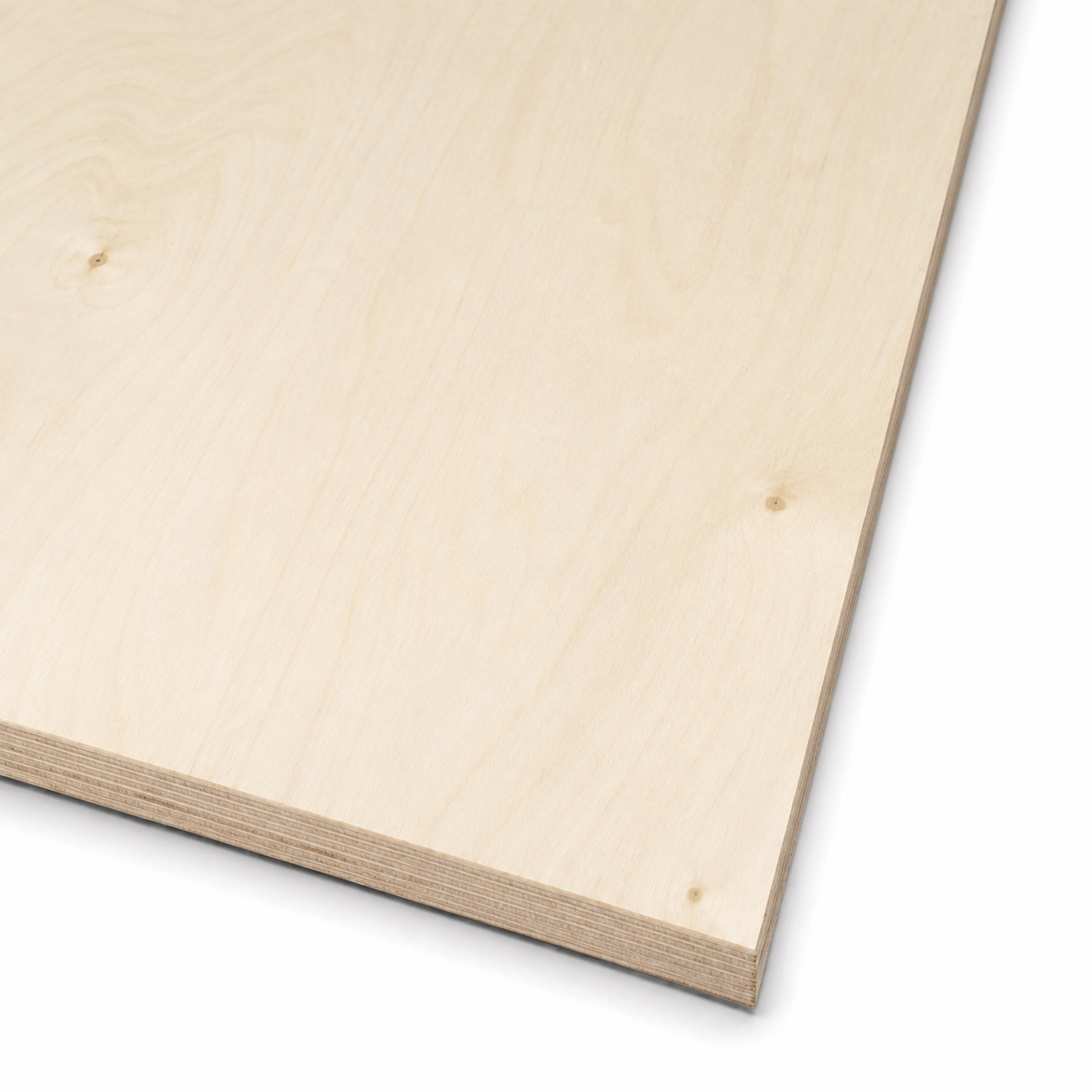 Plate with straight corners and no holes